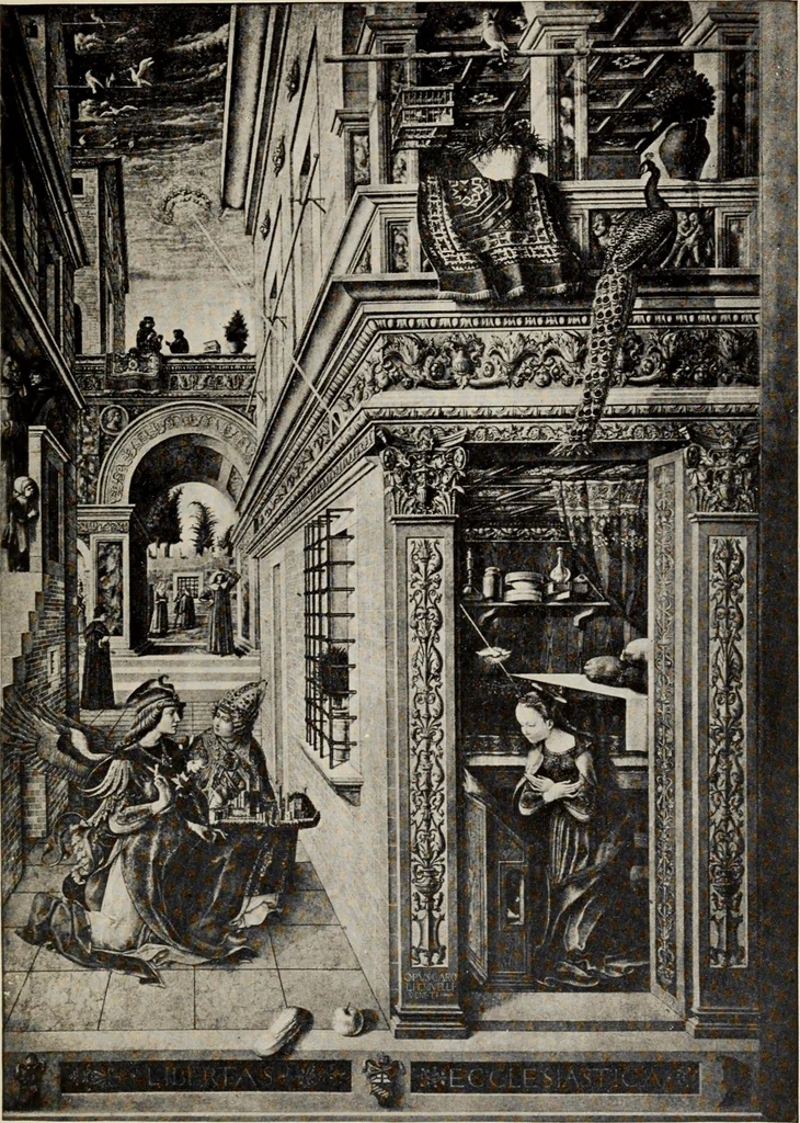An illustration from Famous paintings as seen and described by famous writers, 1907, leaf 32