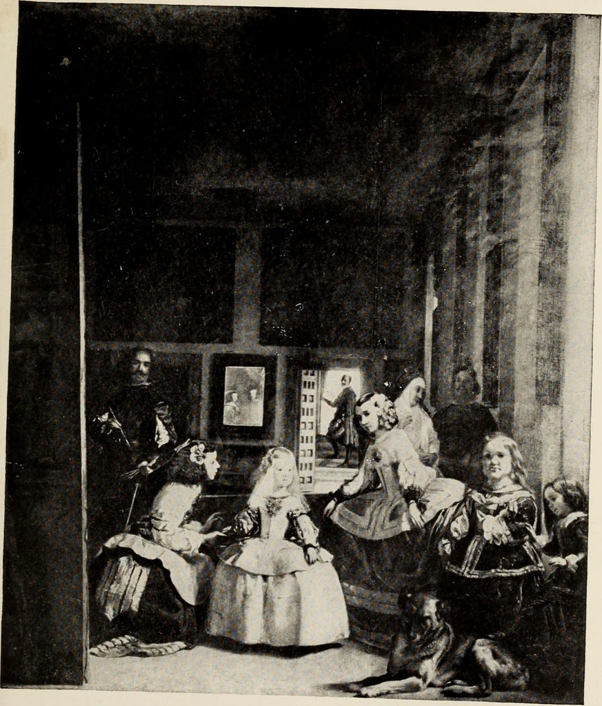 An illustration from Famous paintings as seen and described by famous writers, 1907, leaf 350