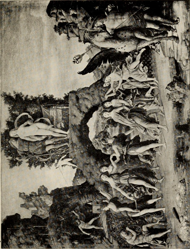 An illustration from Famous paintings as seen and described by famous writers, 1907, leaf 396