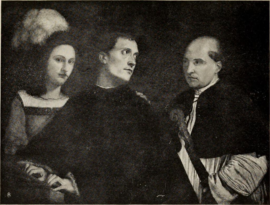 An illustration from Famous paintings as seen and described by famous writers, 1907, leaf 40