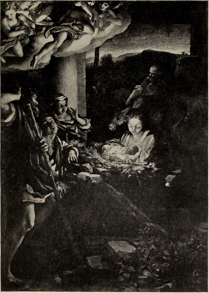 An illustration from Famous paintings as seen and described by famous writers, 1907, leaf 404
