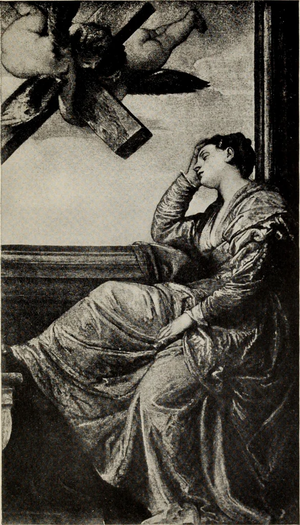 An illustration from Famous paintings as seen and described by famous writers, 1907, leaf 450