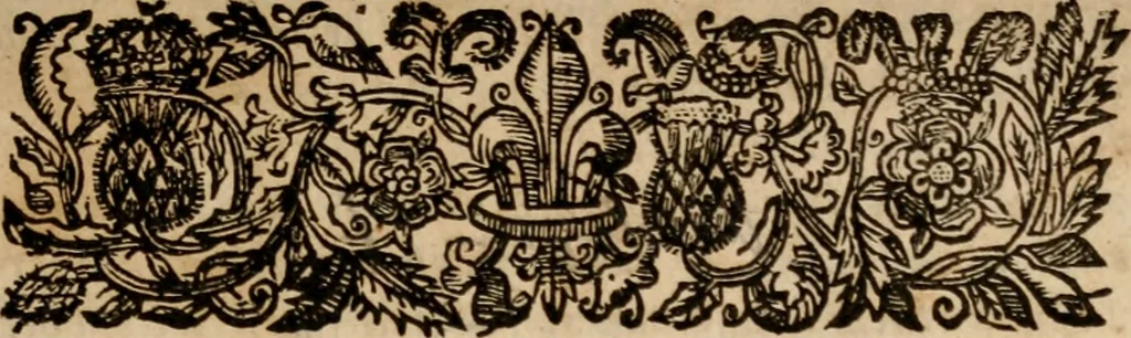 An illustration from The famous and renowned history of Amadis de Gaule : conteining the heroick deeds of armes, and strange adventures, aswell of Amadis himself, as of Perion his son, and Lisvart of Greece, son to Esplandian emperor of Constantinople, wherein is shewed the wars of the Christians against the Turks..., 1652, leaf 6