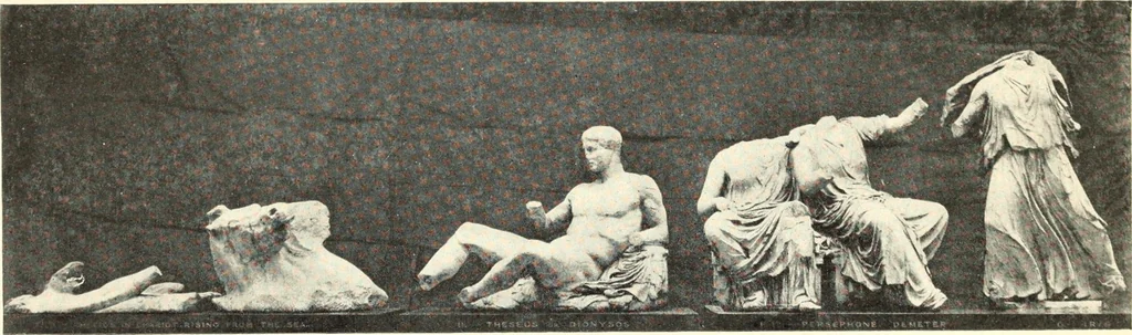 An illustration from Famous sculpture as seen and described by great writers, 1910, leaf 108