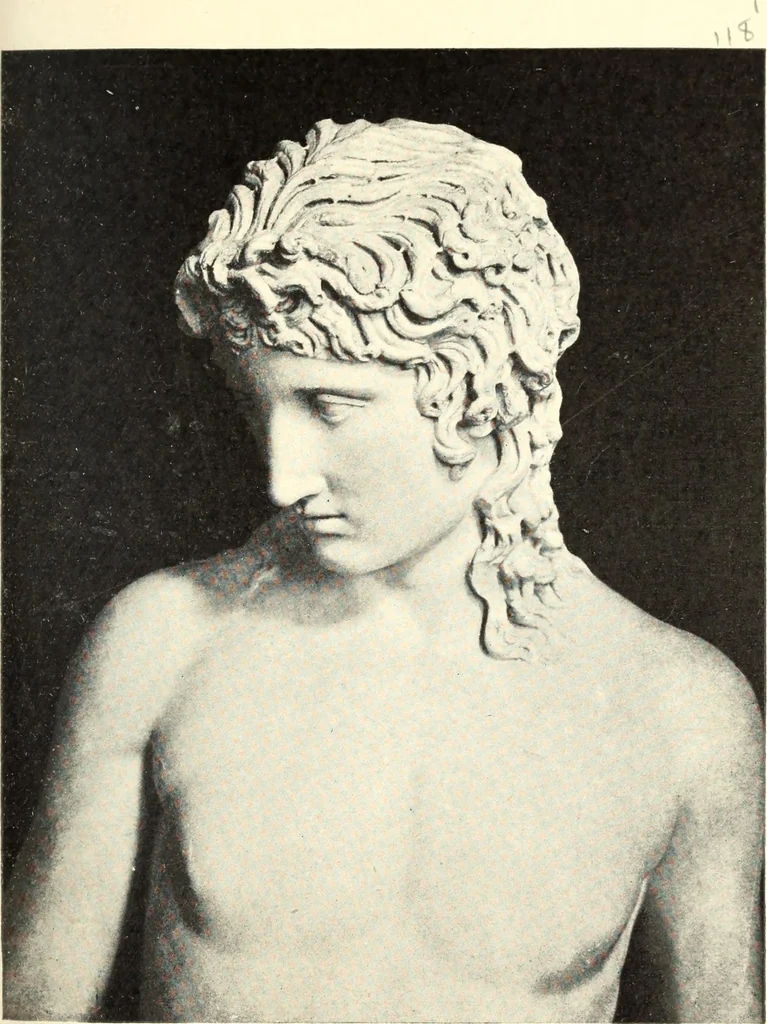 An illustration from Famous sculpture as seen and described by great writers, 1910, leaf 164