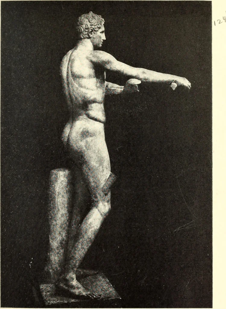 An illustration from Famous sculpture as seen and described by great writers, 1910, leaf 172