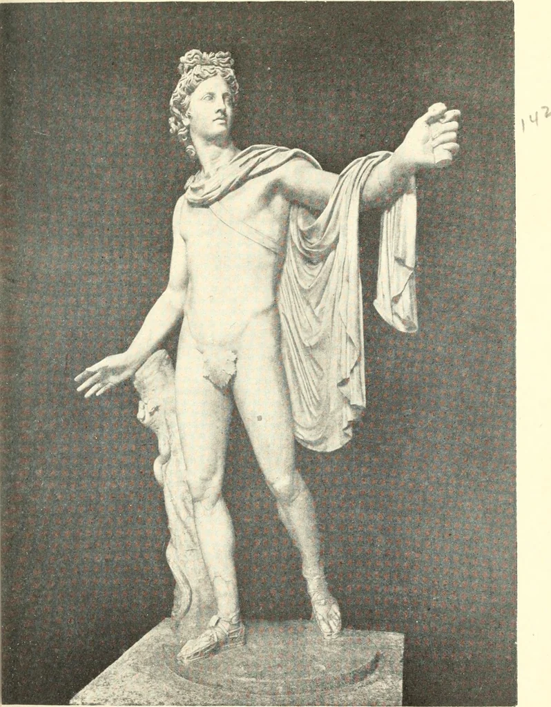 An illustration from Famous sculpture as seen and described by great writers, 1910, leaf 196