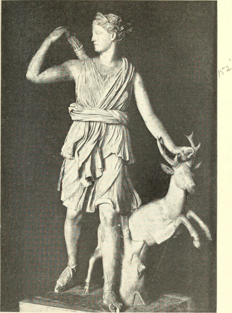 An illustration from Famous sculpture as seen and described by great writers, 1910, leaf 208