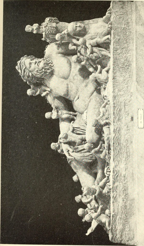 An illustration from Famous sculpture as seen and described by great writers, 1910, leaf 214