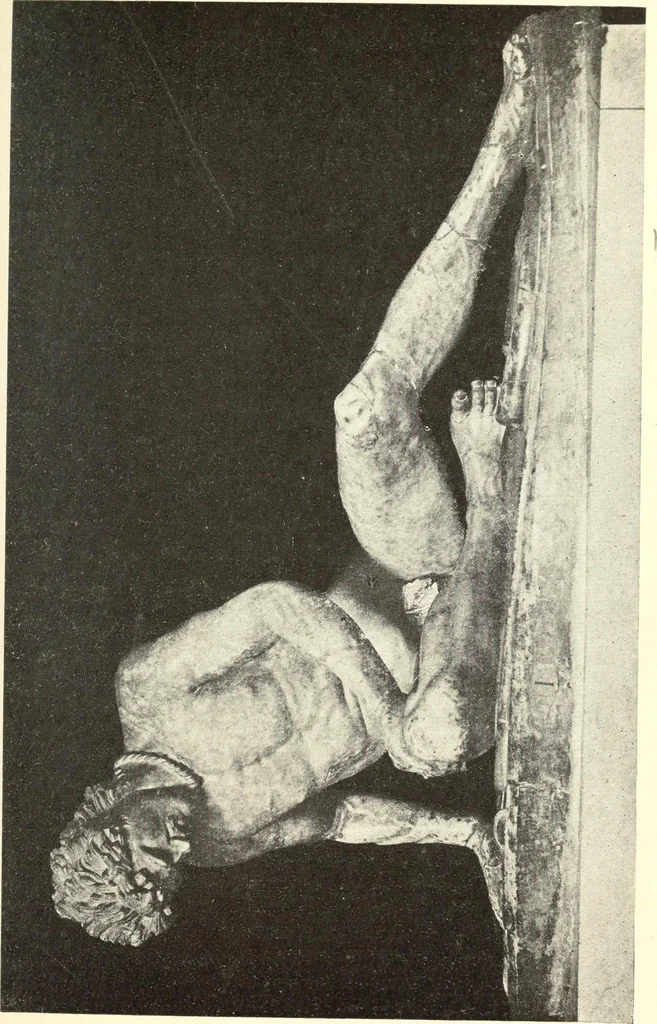 An illustration from Famous sculpture as seen and described by great writers, 1910, leaf 228