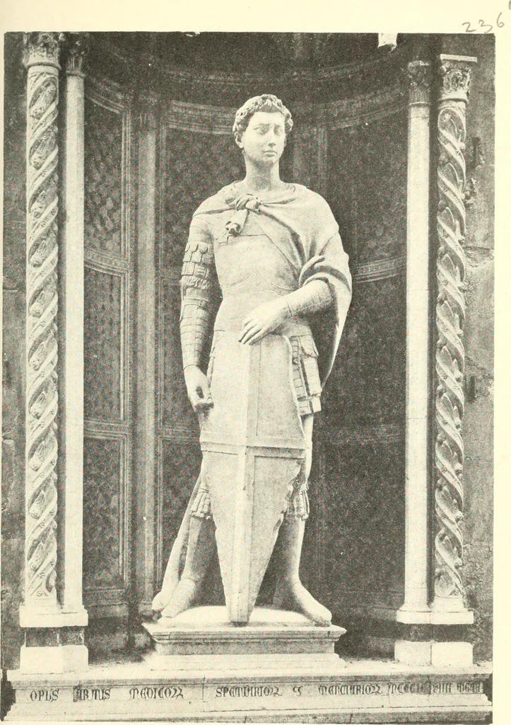 An illustration from Famous sculpture as seen and described by great writers, 1910, leaf 316
