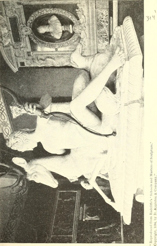 An illustration from Famous sculpture as seen and described by great writers, 1910, leaf 412