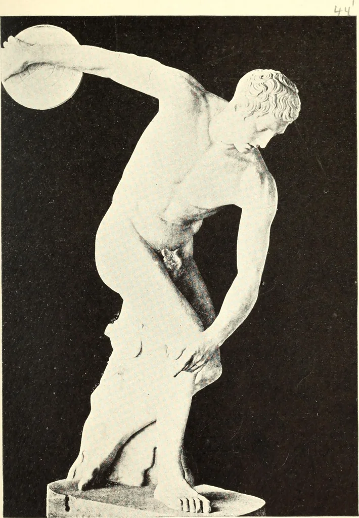 An illustration from Famous sculpture as seen and described by great writers, 1910, leaf 72