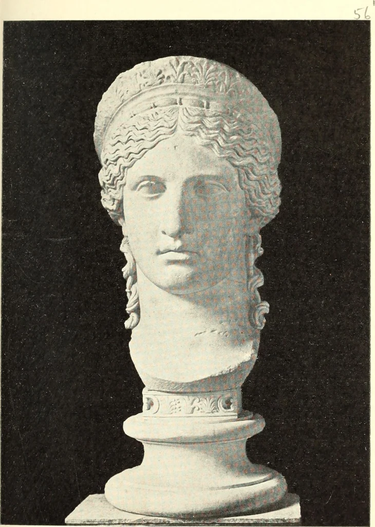 An illustration from Famous sculpture as seen and described by great writers, 1910, leaf 88