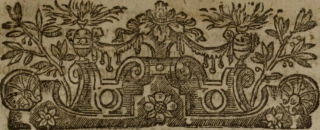 An illustration from The Famous Tragedy of the Rich Ievv of Malta. : As it was playd before the King and Qveene, in his Majesties Theatre at White-Hall, by her Majesties Servants at the Cock-pit., 1633, leaf 8