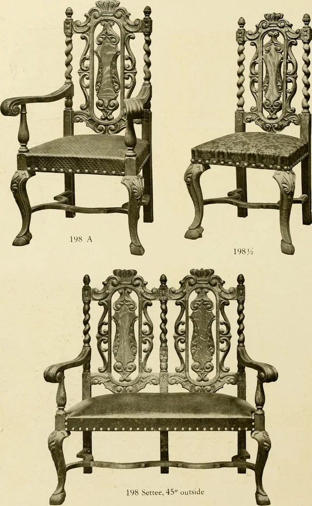 An illustration from Fancy chairs and rockers, 1909, leaf 12