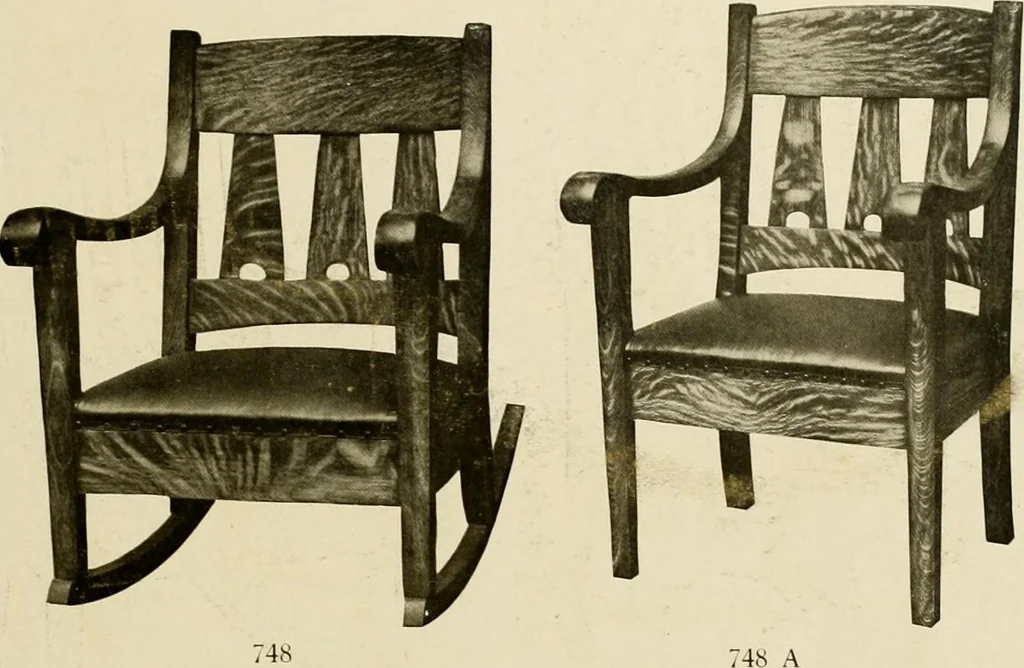 An illustration from Fancy chairs and rockers, 1909, leaf 13