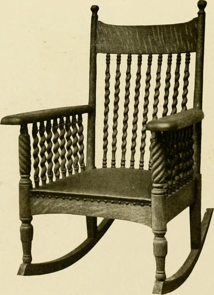 An illustration from Fancy chairs and rockers, 1909, leaf 14