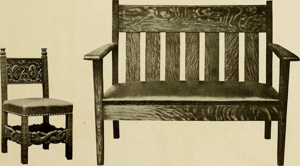 An illustration from Fancy chairs and rockers, 1909, leaf 15
