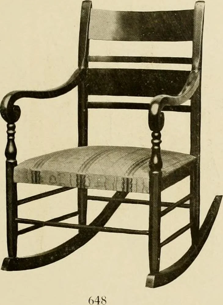 An illustration from Fancy chairs and rockers, 1909, leaf 17