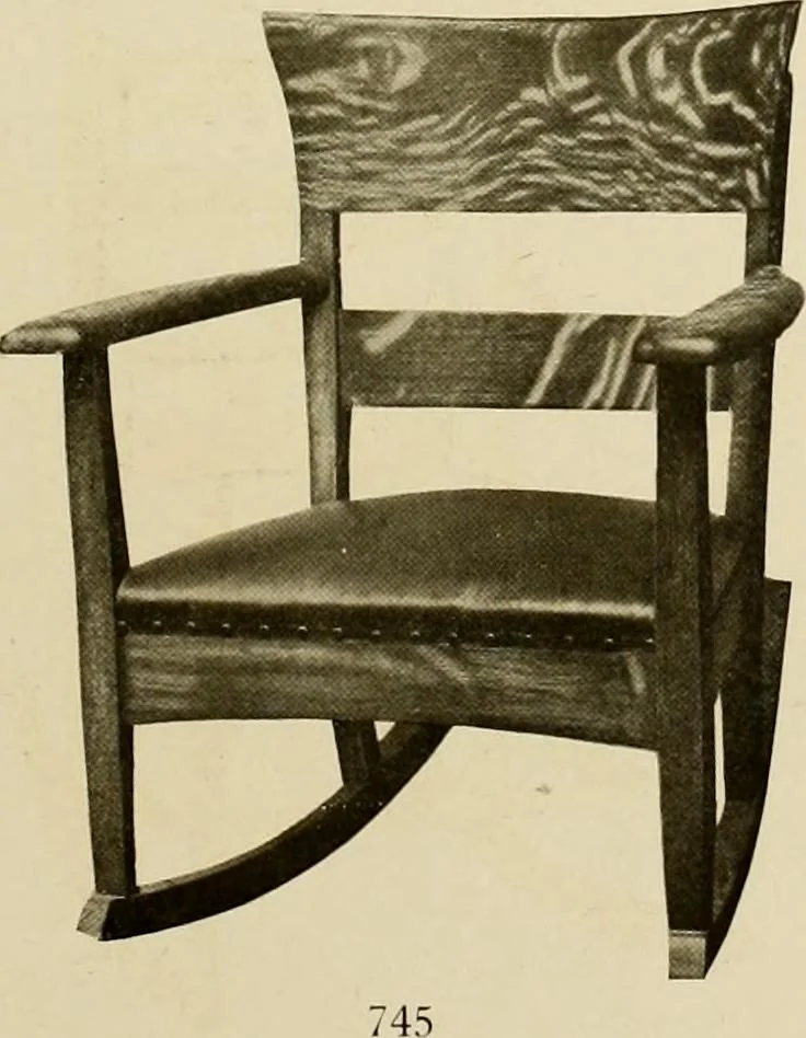 An illustration from Fancy chairs and rockers, 1909, leaf 17