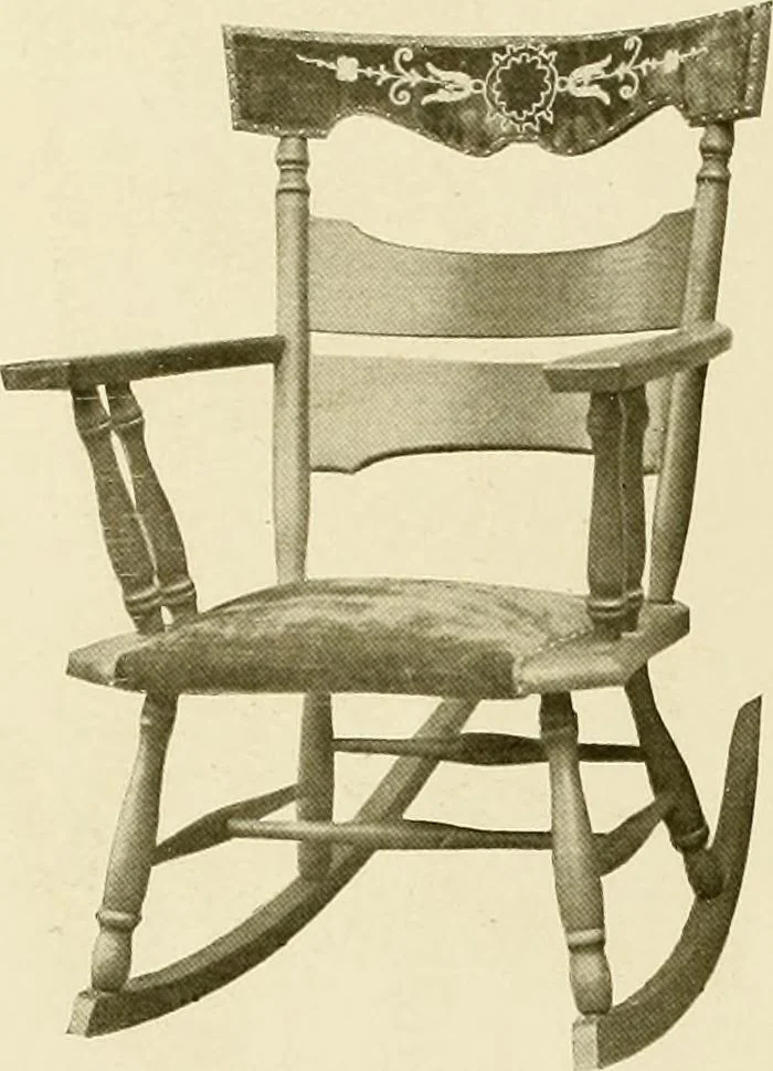 An illustration from Fancy chairs and rockers, 1909, leaf 20
