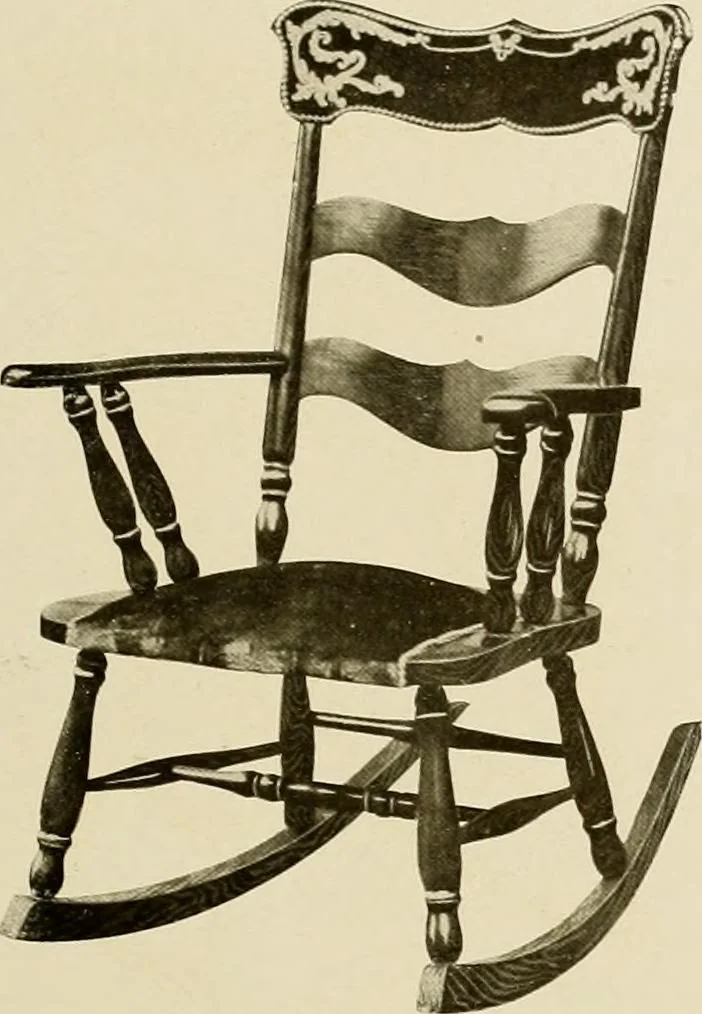 An illustration from Fancy chairs and rockers, 1909, leaf 21