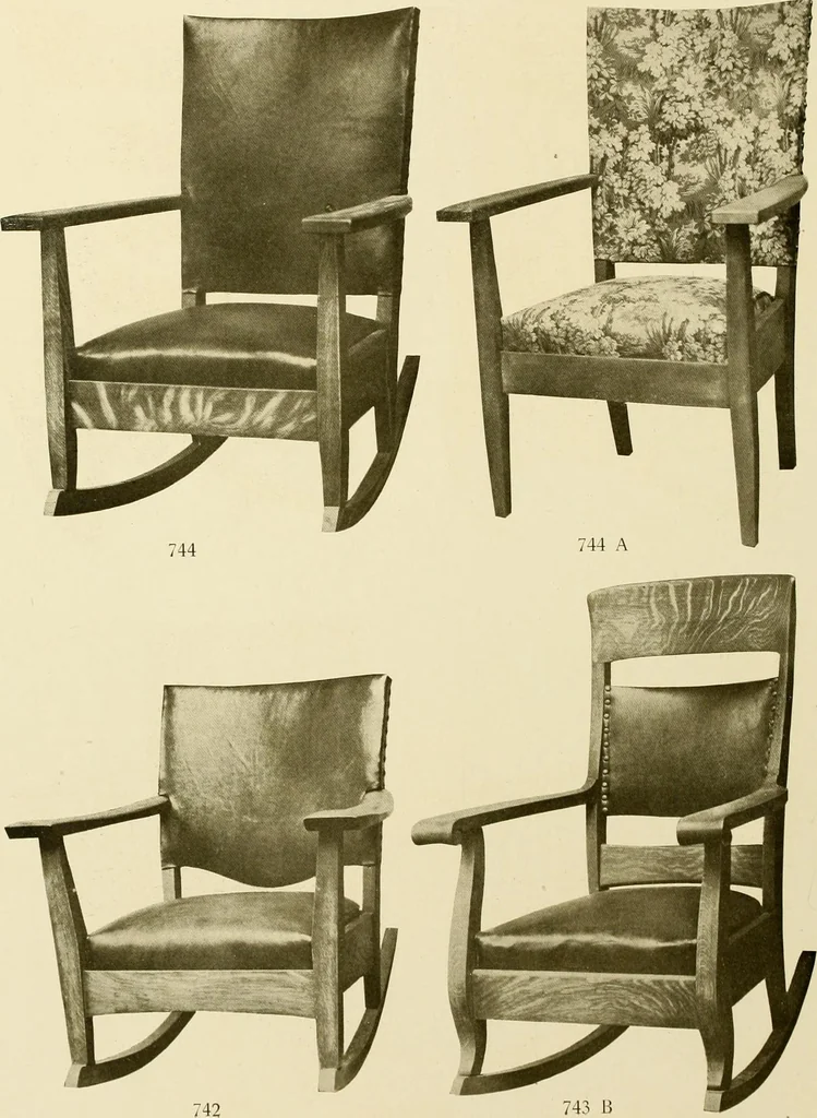 An illustration from Fancy chairs and rockers, 1909, leaf 22