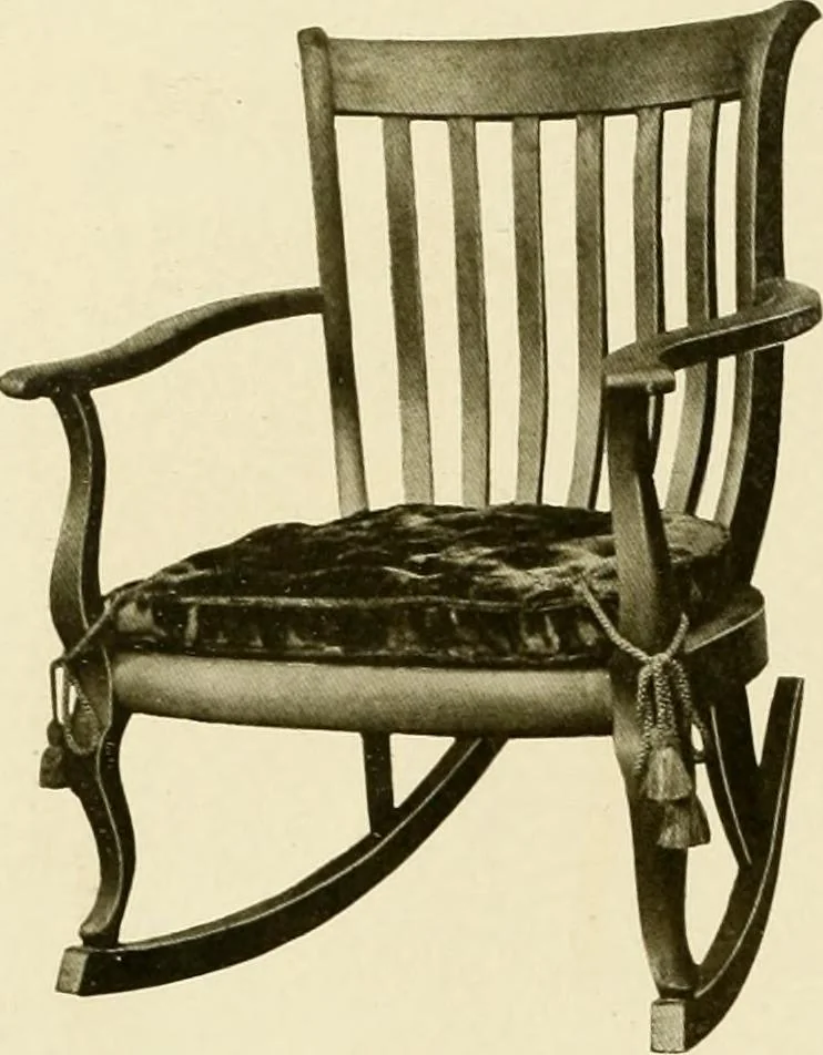 An illustration from Fancy chairs and rockers, 1909, leaf 28