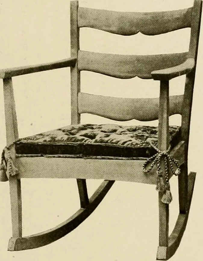 An illustration from Fancy chairs and rockers, 1909, leaf 29