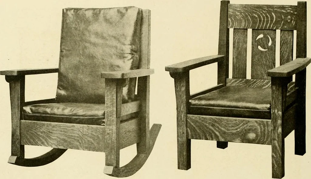An illustration from Fancy chairs and rockers, 1909, leaf 42