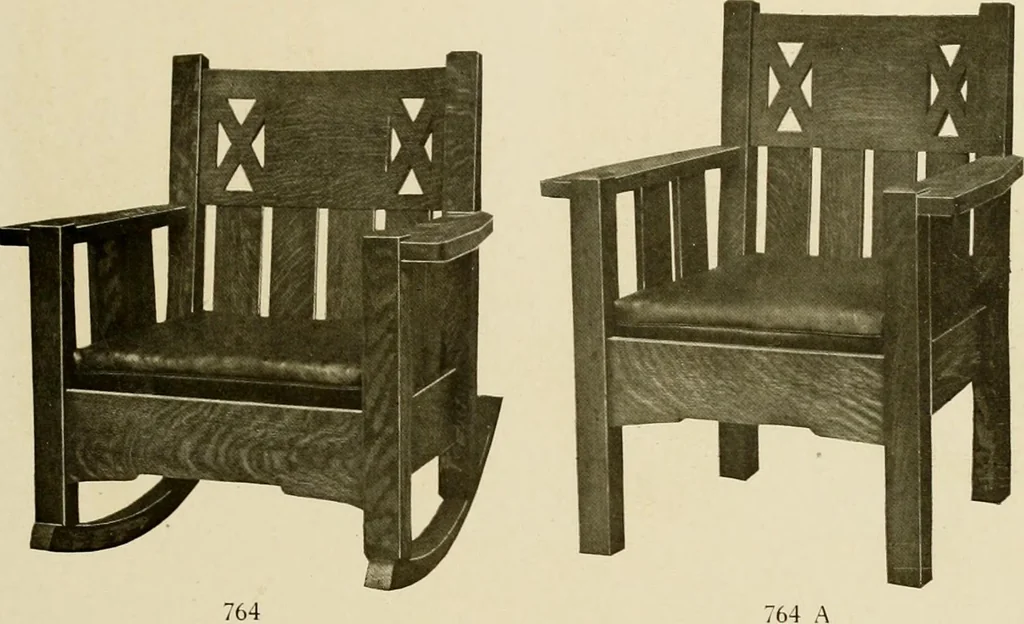 An illustration from Fancy chairs and rockers, 1909, leaf 43