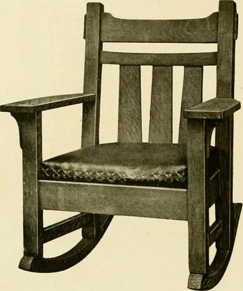 An illustration from Fancy chairs and rockers, 1909, leaf 46