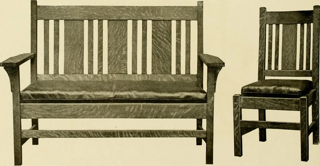 An illustration from Fancy chairs and rockers, 1909, leaf 52