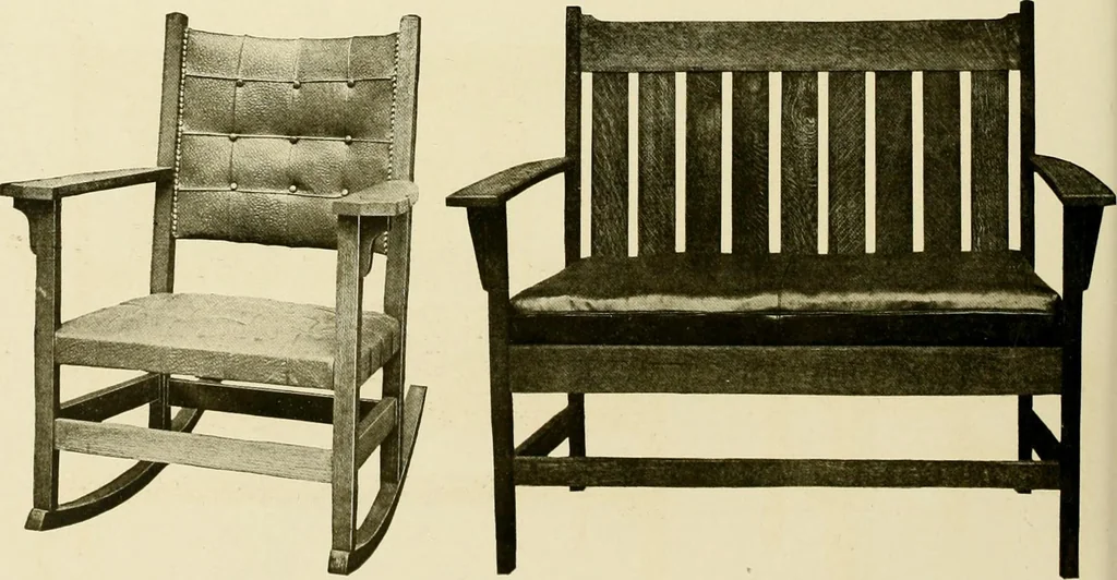 An illustration from Fancy chairs and rockers, 1909, leaf 56