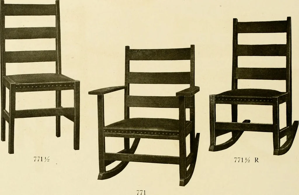 An illustration from Fancy chairs and rockers, 1909, leaf 58