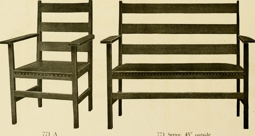 An illustration from Fancy chairs and rockers, 1909, leaf 58