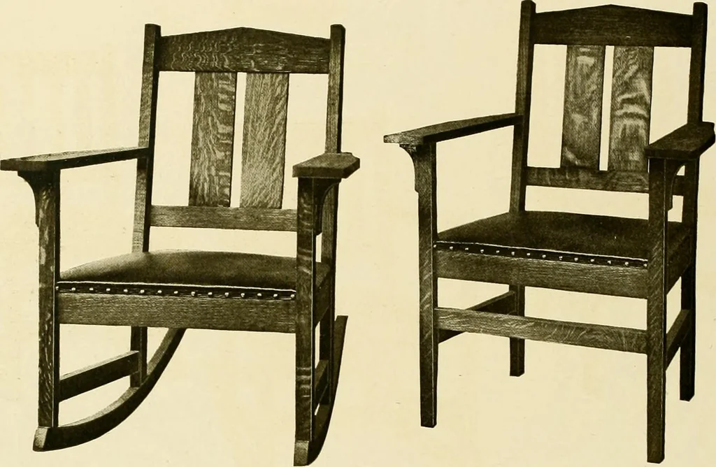 An illustration from Fancy chairs and rockers, 1909, leaf 62