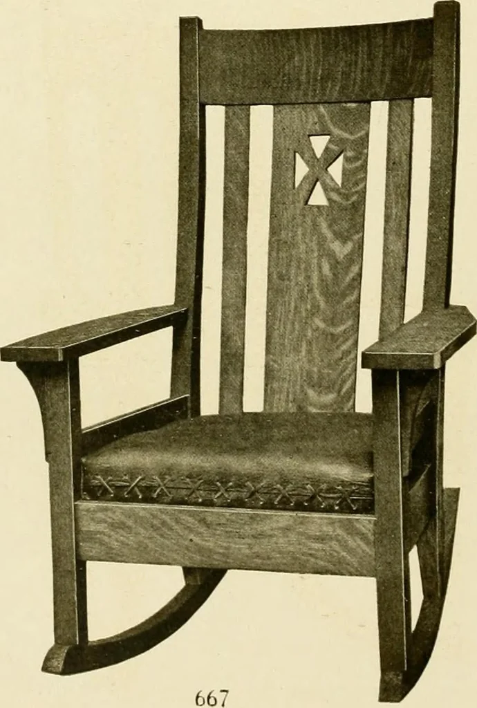 An illustration from Fancy chairs and rockers, 1909, leaf 64