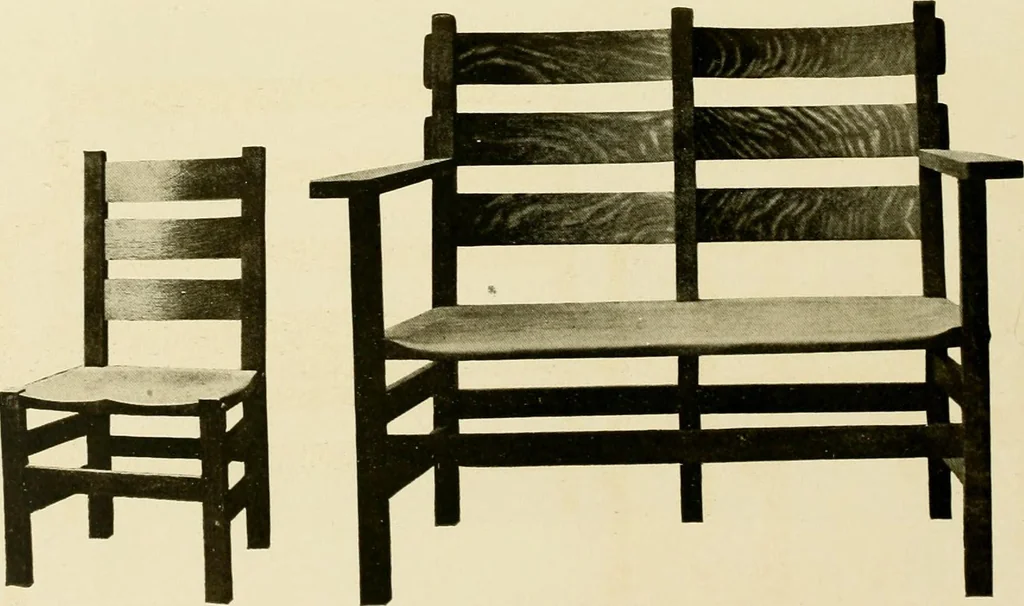 An illustration from Fancy chairs and rockers, 1909, leaf 68