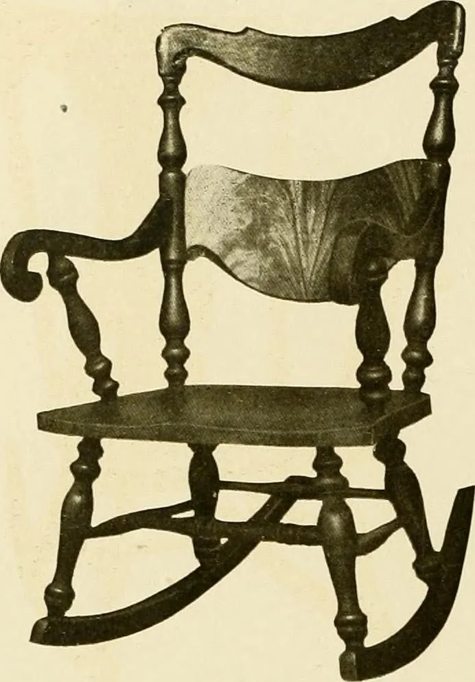 An illustration from Fancy chairs and rockers, 1909, leaf 84