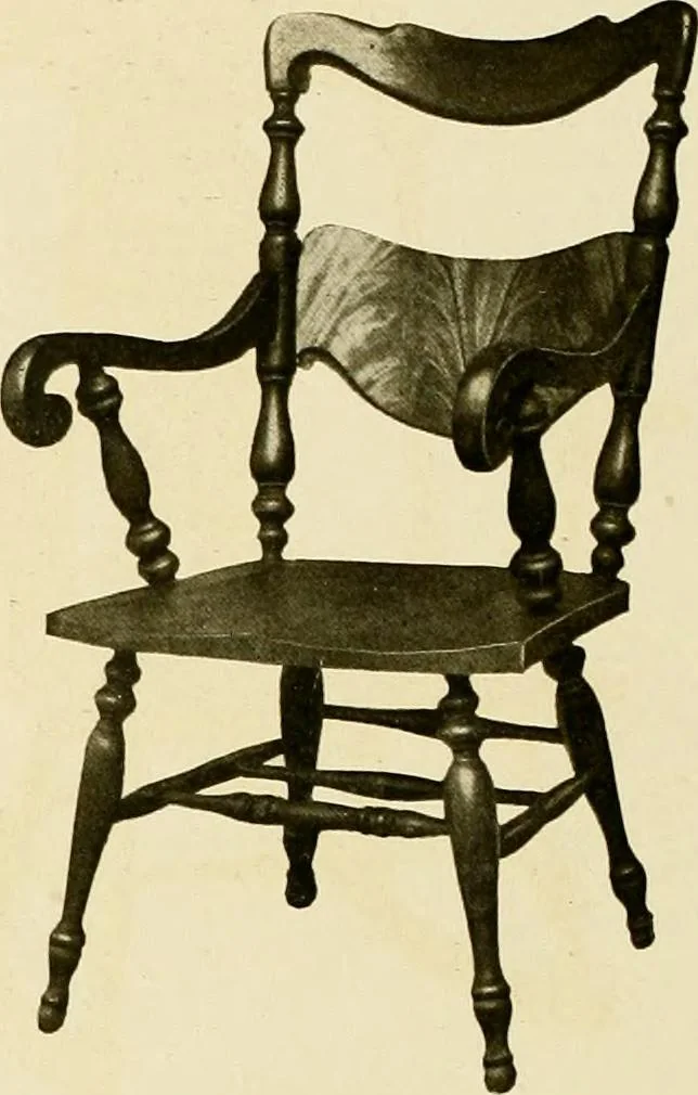 An illustration from Fancy chairs and rockers, 1909, leaf 84