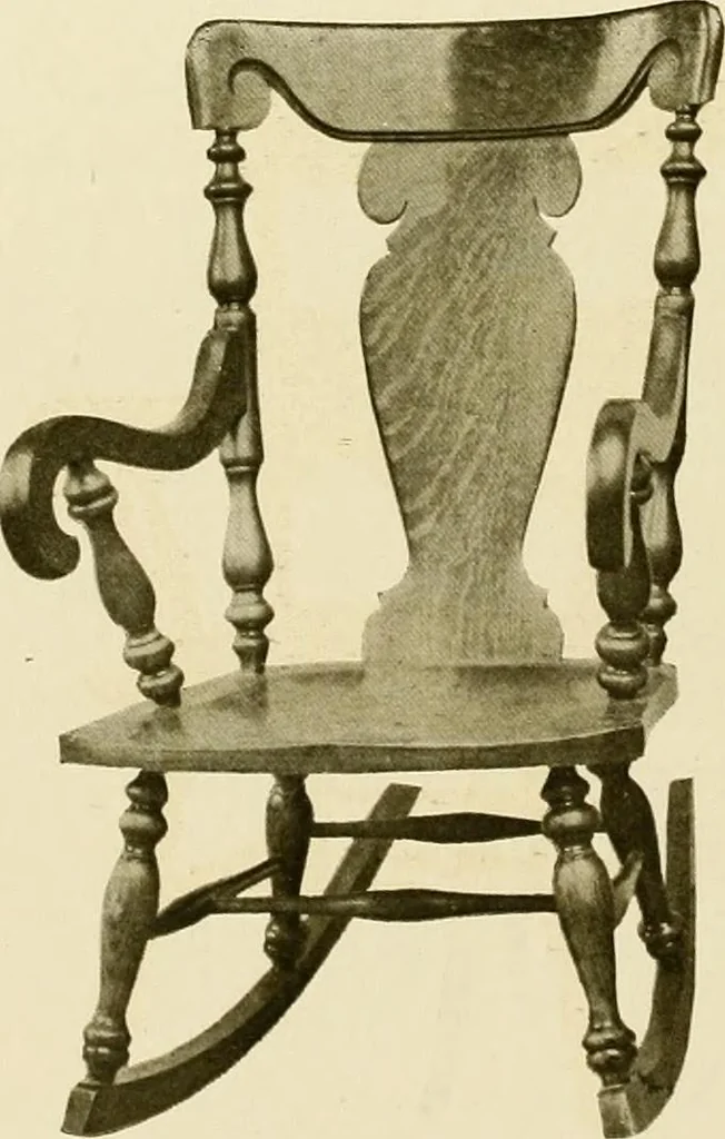 An illustration from Fancy chairs and rockers, 1909, leaf 84