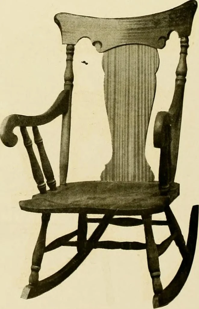 An illustration from Fancy chairs and rockers, 1909, leaf 84