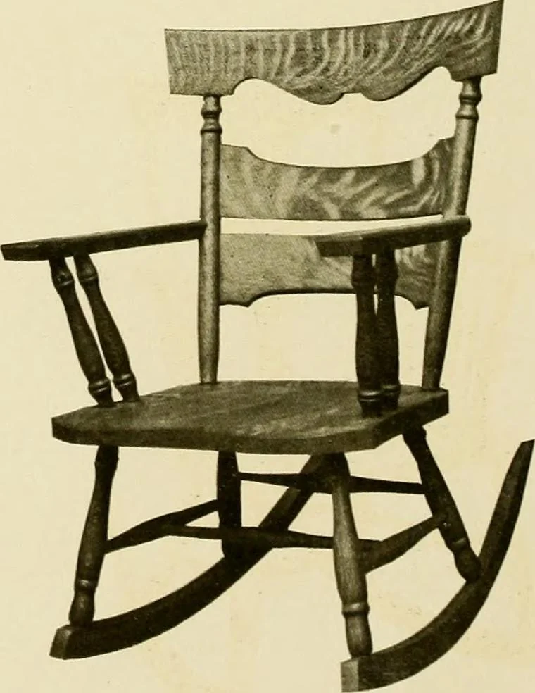 An illustration from Fancy chairs and rockers, 1909, leaf 86