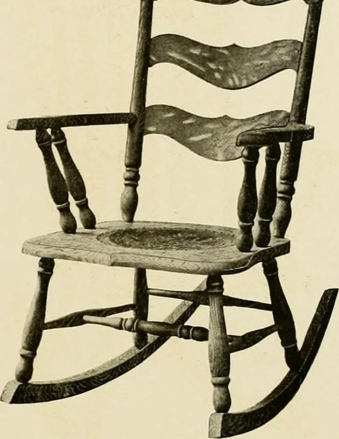 An illustration from Fancy chairs and rockers, 1909, leaf 87