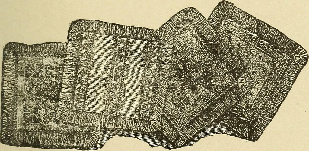 An illustration from Fancy work for pleasure and profit, 1905, leaf 101