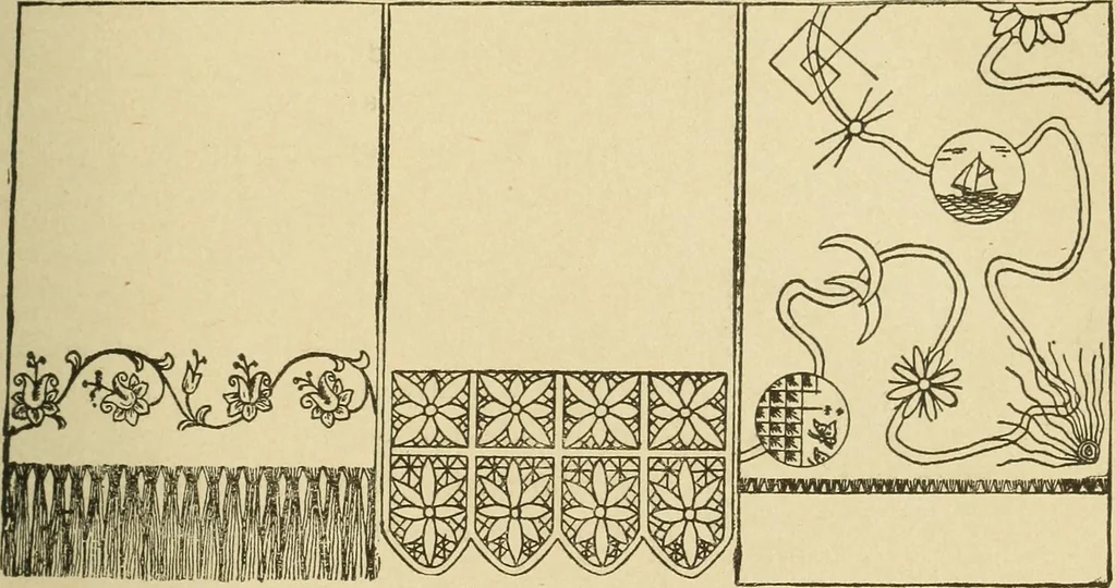 An illustration from Fancy work for pleasure and profit, 1905, leaf 111
