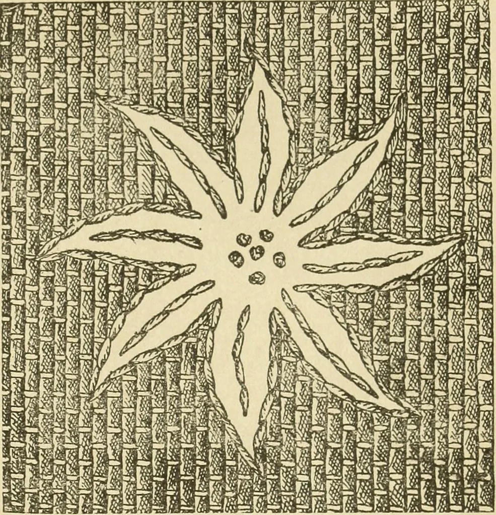 An illustration from Fancy work for pleasure and profit, 1905, leaf 129