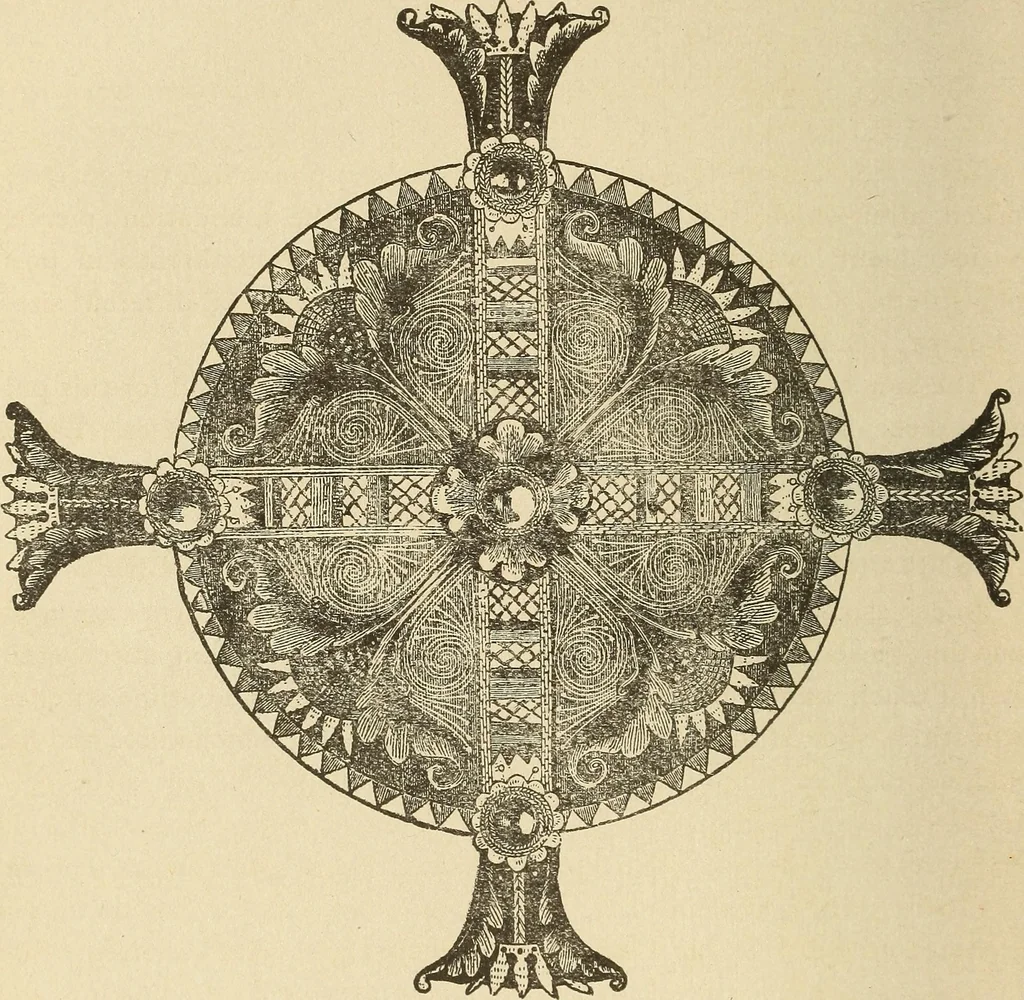 An illustration from Fancy work for pleasure and profit, 1905, leaf 140